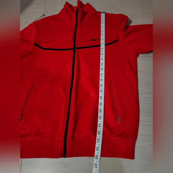 Erke zipper sweatshirt red size XL - Picture 6 of 8